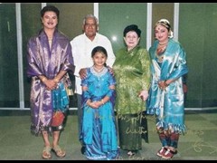 With Mr. & Mrs.Nathan President of Singapore