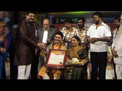 Receiving Sagar Award , Bengaluru 